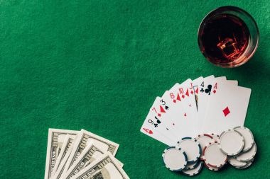 Live dealer conducting a blackjack table in professional studio setup